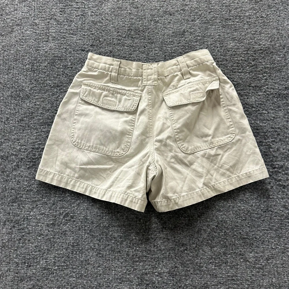 American Eagle Cargo Shorts Womens Size 6 Beige Khaki Cotton Utility Gorpcore